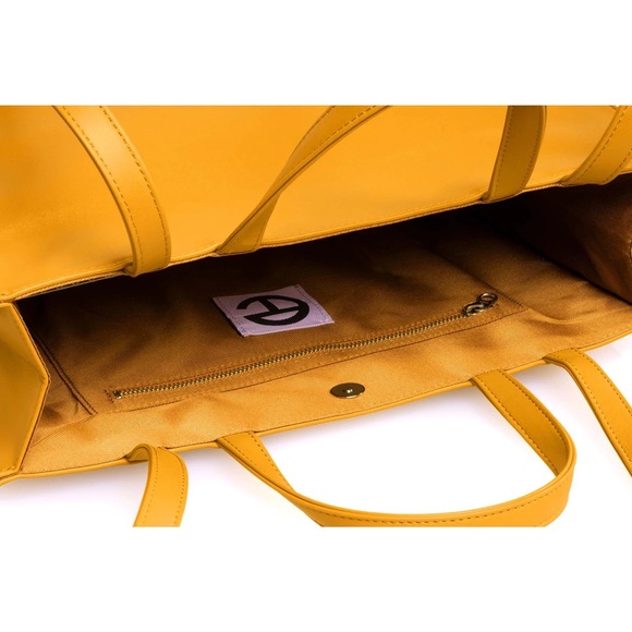 👜 Telfar MEDIUM Shopping Bag - Mustard 👜 - Picture 5 of 6